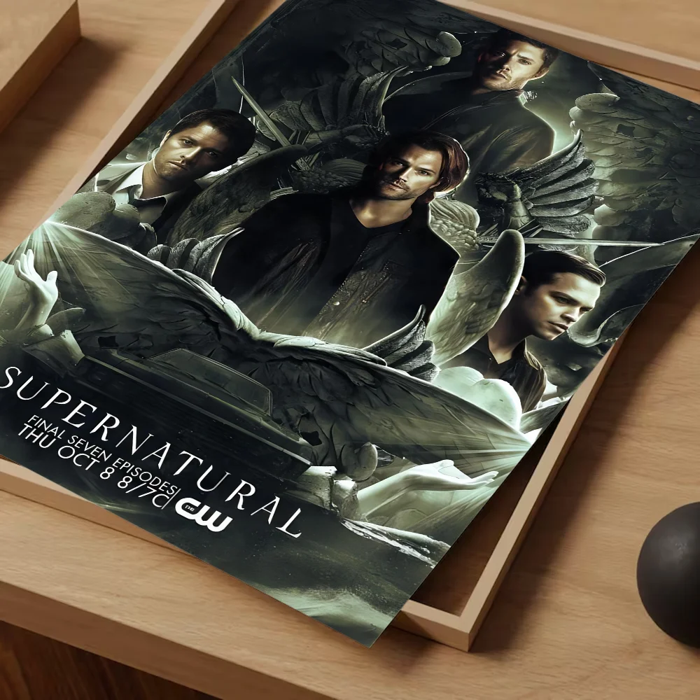 TV Play Series Supernatural Movie DIY Sticky Poster Whitepaper Prints Posters Artwork Nordic Home Decor