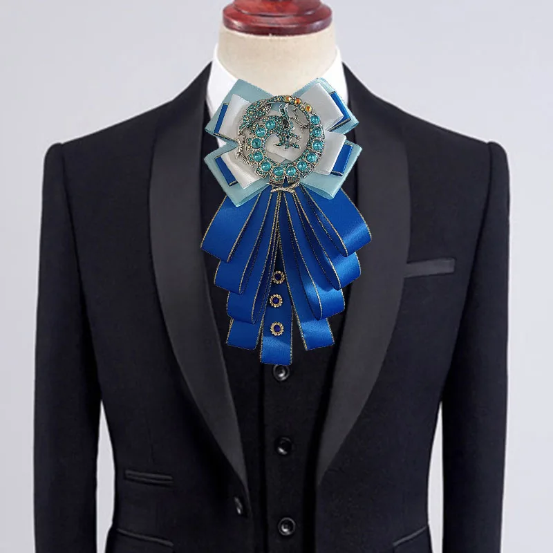 Original Design Men\'s Bow Tie Handmade Jewelry Gifts for Men Business Suit Shirt Collar Flower Fashion Wedding Accessories