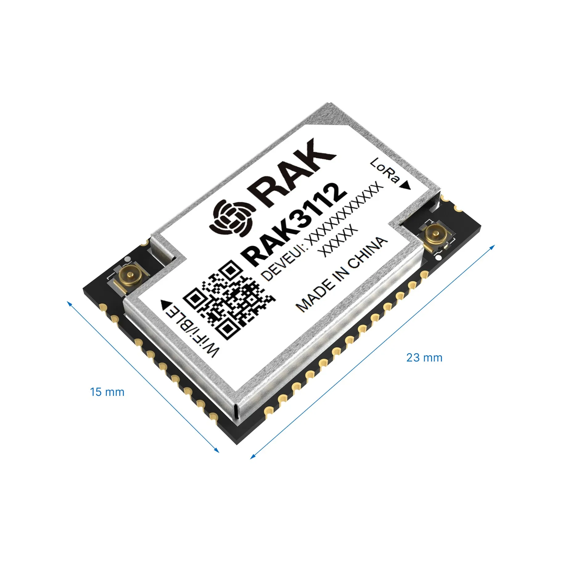 RAK3112 WisDuo Module for Edge AI with LoRa® Built for Edge AI, Mesh Networking, and Smarter Embedded Devices RAK3112