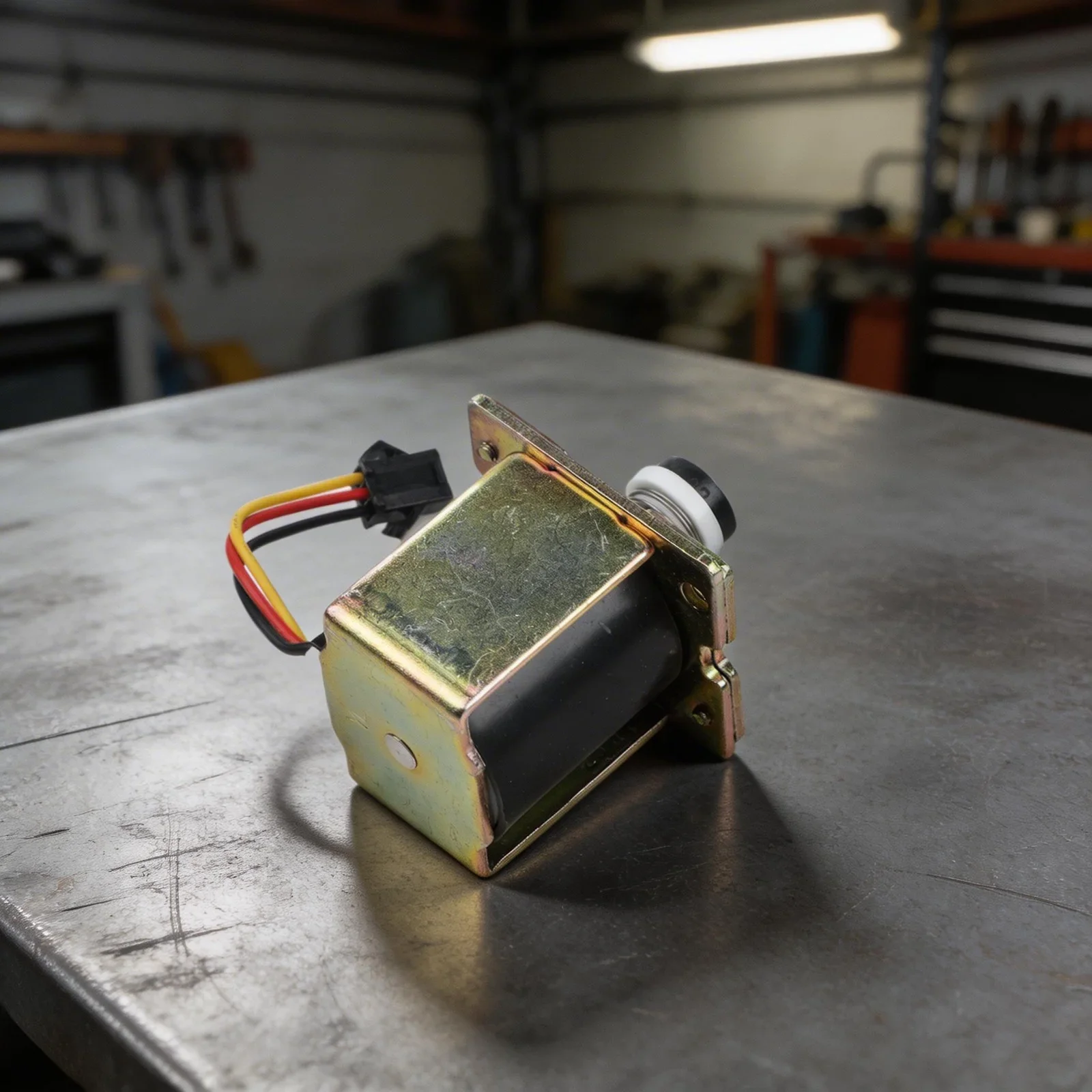 Electric Heater Control DC3V Solenoid Valve Long-lasting Metal Material Secure And Reliable Connection 14mm Diameter Rubber Head