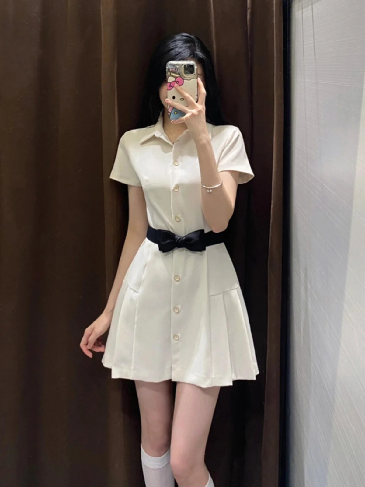 エレホワイト イルト ドクタースカート スレ プリーツ ドクタースカート レディース サマー ファッショナブル スリムフィット オルト スヴェ イルト スカート ドクタースカート