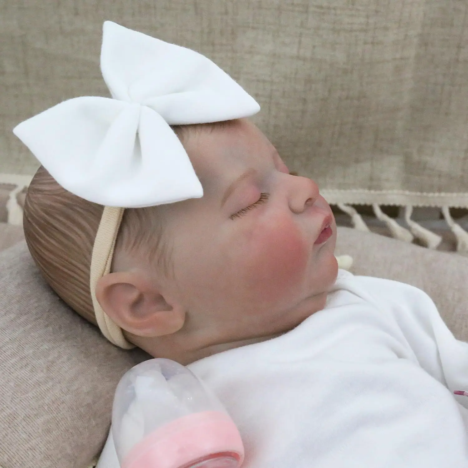 21 pouces 52 cm déjà peint fini Reborn bébé poupée Laura à la main Reborn Première bébé nouveau-né enfants jouet Figure cadeau fille poupées