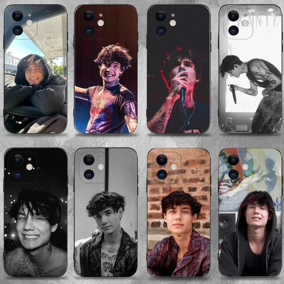 Funda para teléfono del cantante J-Jxdn J-Jaden Hossler para iPhone 16,15,14,13,12,11 Plus, Pro Max, XS, X, XR, SE, Mini, 8,7, silicona suave negra