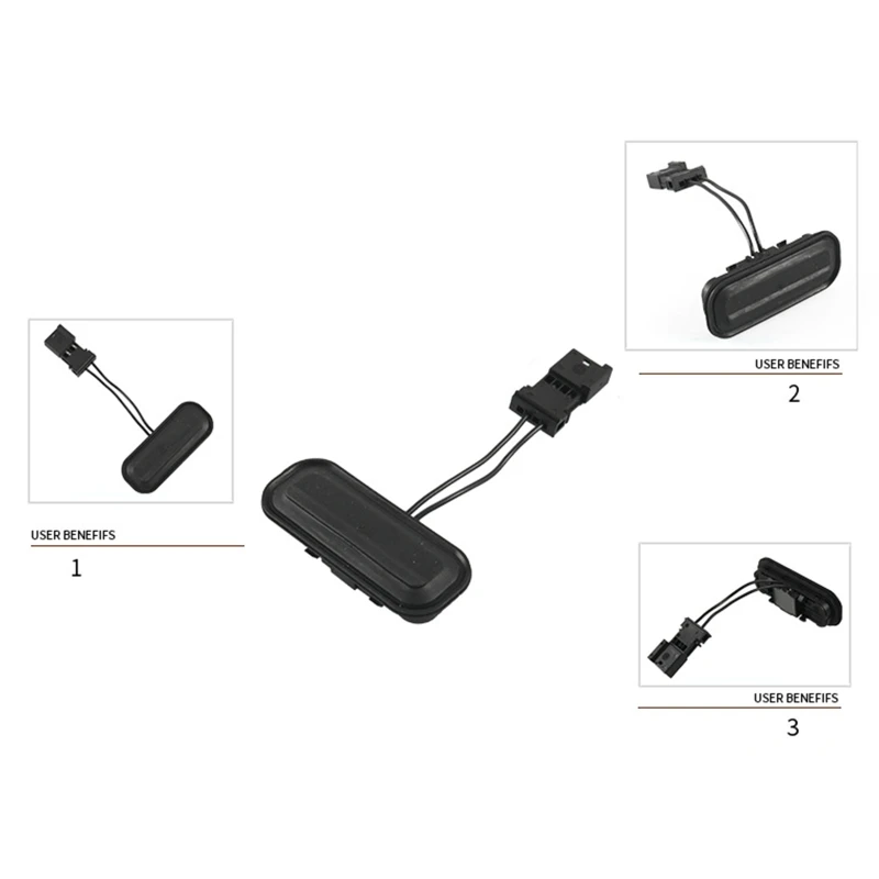 Outside Trunk Lid Lock Release Handle for Excelle 13298054 Dropship