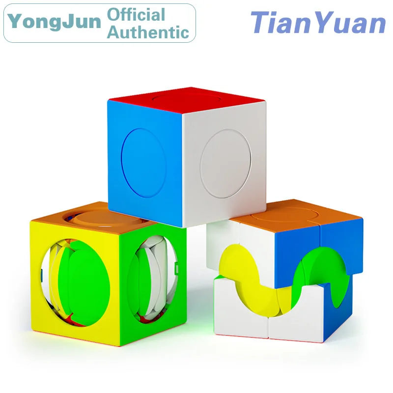 YongJun YJ TianYuan Circle Magic Cube No. 1 2 3 Set Professional Neo Speed Puzzle Antistress Educational Toys For Children