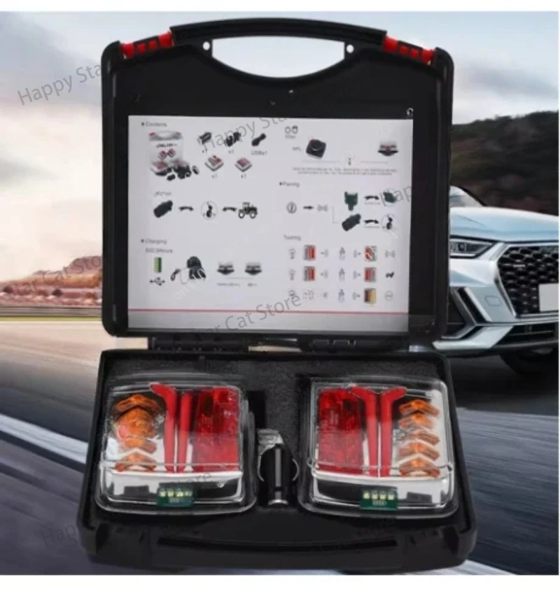 Signal Warning Brake Lights RV Camper Truck 1 Set 12V 24V 30M Wireless Magnetic LED Taillights Trailer Taillights