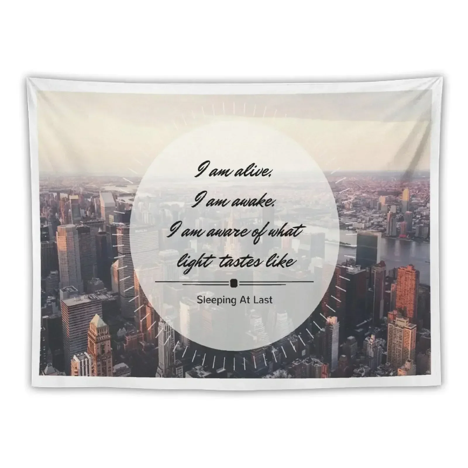 

I Am Alive, I Am Awake Tapestry Anime Decor Wall Deco Tapete For The Wall Tapestry