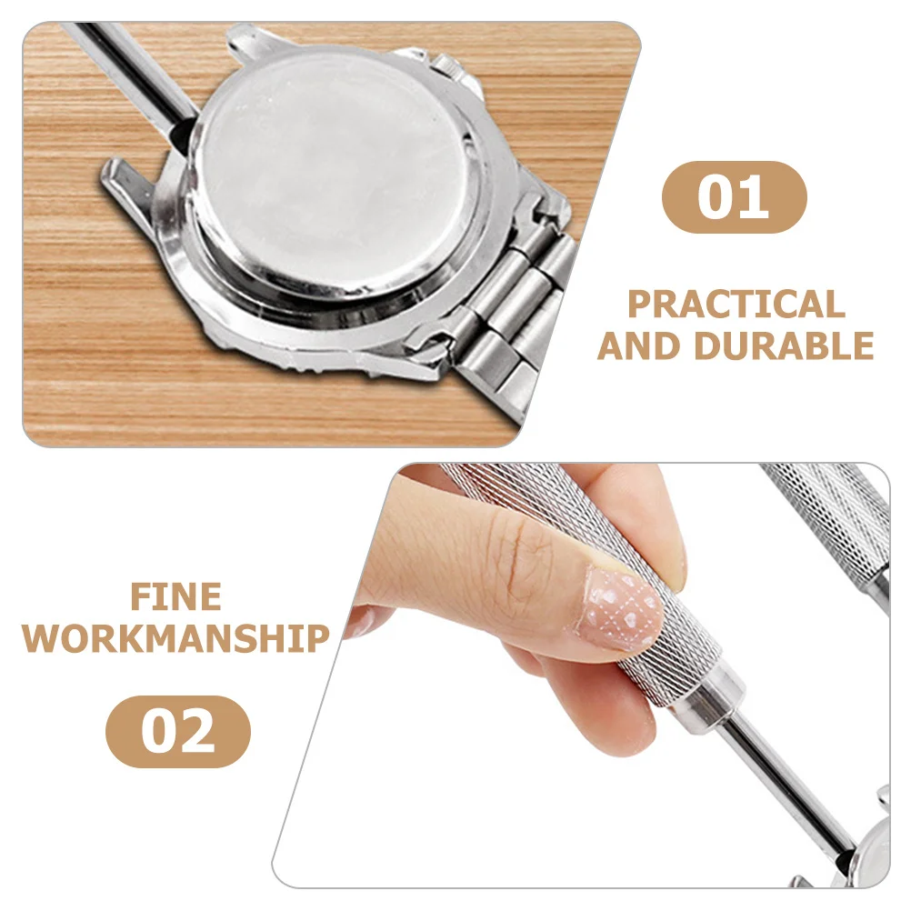

Alloy Steel Watch Back Opener Watch Repair Tool Practical Prying Screwdriver for Removal and General Repairs