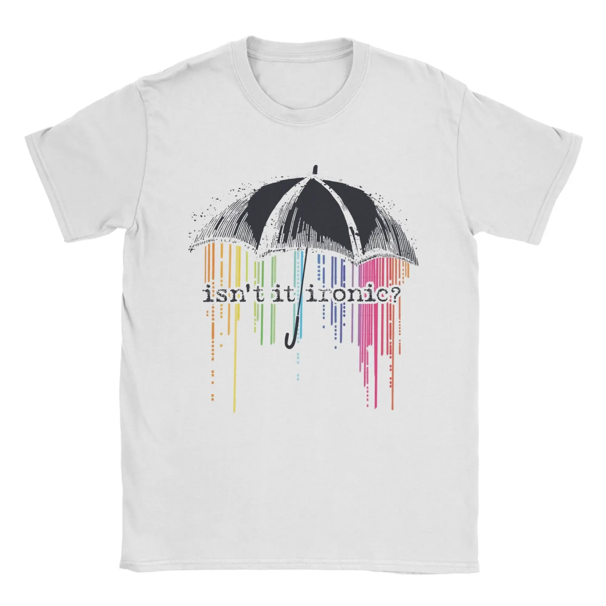 

Новая модель 2025, футболка Ironic Alanis Morissette, летние потрясающие футболки, хлопковая модная крутая футболка для мужчин с короткими рукавами и принтом