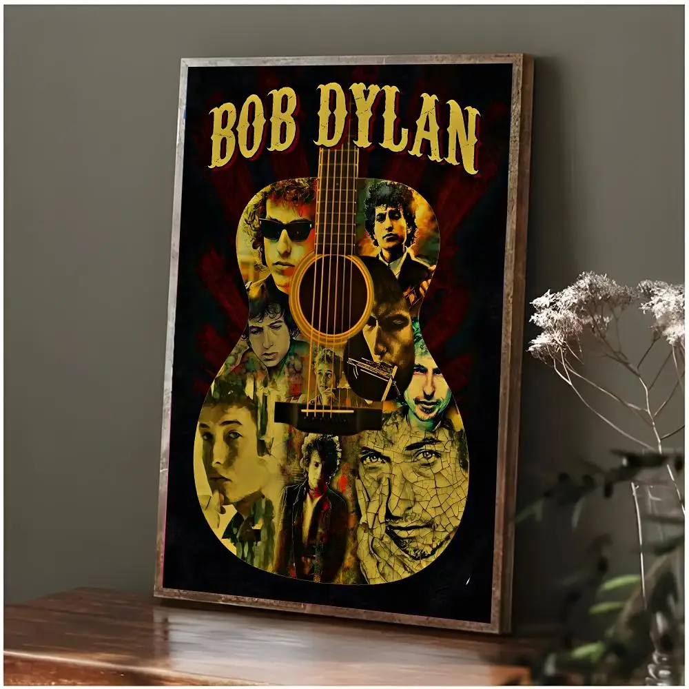 Classic Singer B-Bob Dylan Poster Modern Wall Art Bedroom Living Room Print Unframed