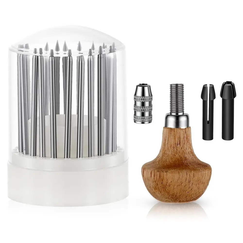 

24-Piece Beading and Stone Setting Tool Kit for Jewelry Crafting