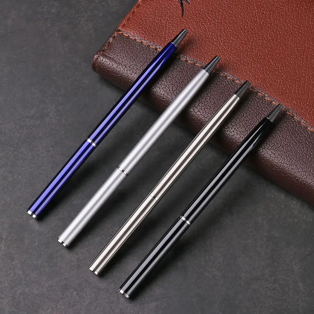 

1pc New Durable Smooth Office School Writing Tool Signature Pen Writing Supplies Stationery Metal Ballpoint