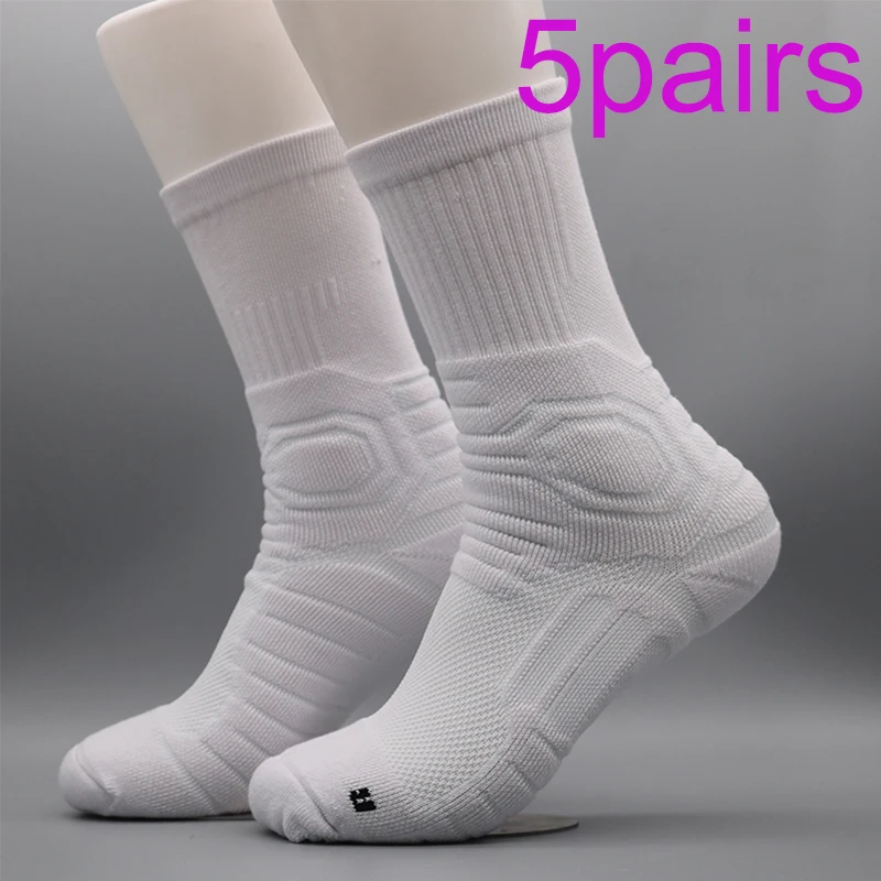 

Fashion Printed Elite Basketball Socks Thick Cushion Breathable Non-slip High Ankle Sports Socks Unisex Outdoor Training Socks