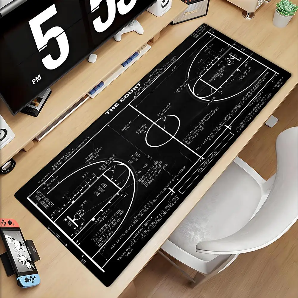 

Basketball court Mouse Pad Large Computer Office Game Table Mats XXL Rubber Anti-slip Gaming Keyboard Mousepads Long Desk Pads