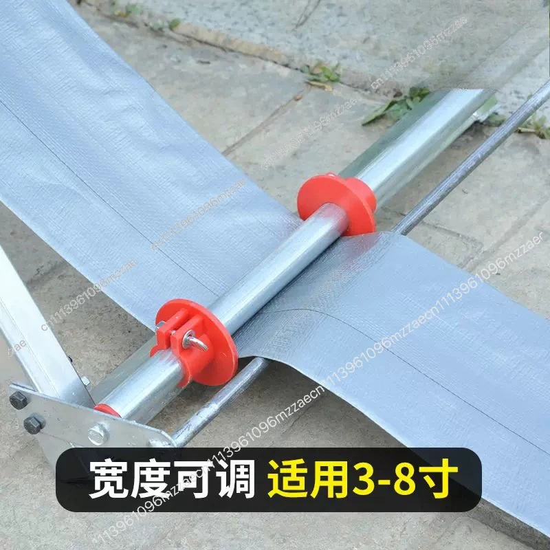 100M Agricultural Water Hose Reel Retractor Irrigation Pipe Rewinding Machine for Farm