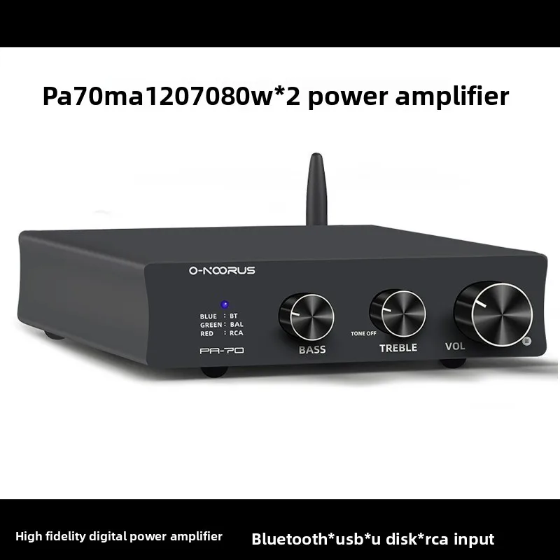 

Ma12070 audiophile-grade hi-fi digital mini home amplifier - desktop bluetooth 5.0 speaker
