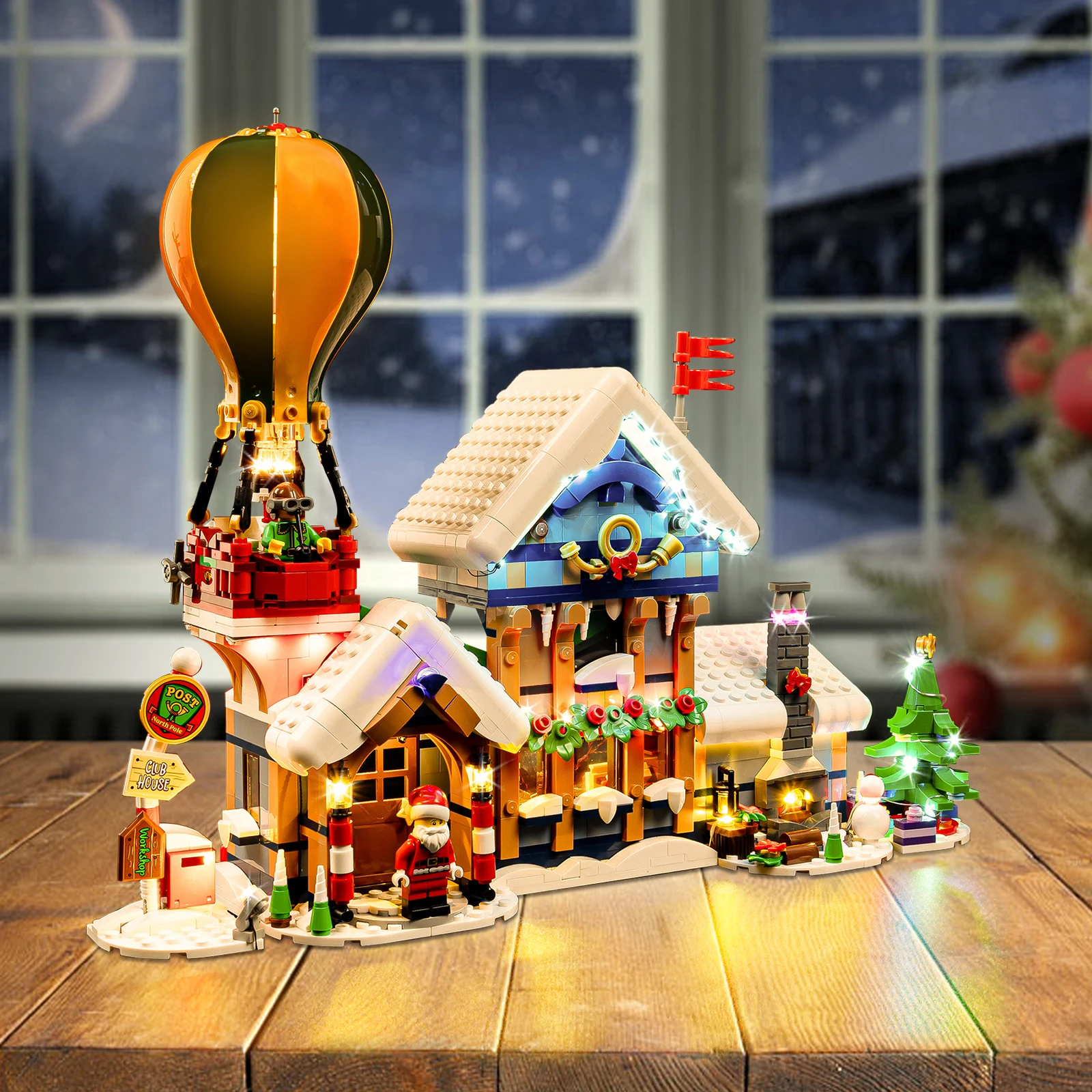 EASYLITE LED Light Kit for Santa's Post Office 10339 Building Blocks Toys Lamp Set (Not Included The Model)