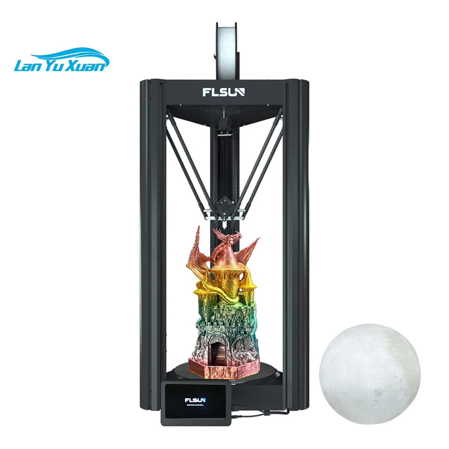 

FLSUN Ready To Ship V400 Delta 3D Printer Big Print Size D300X410mm Max 400mm/s Metal Industrial Printer 3D