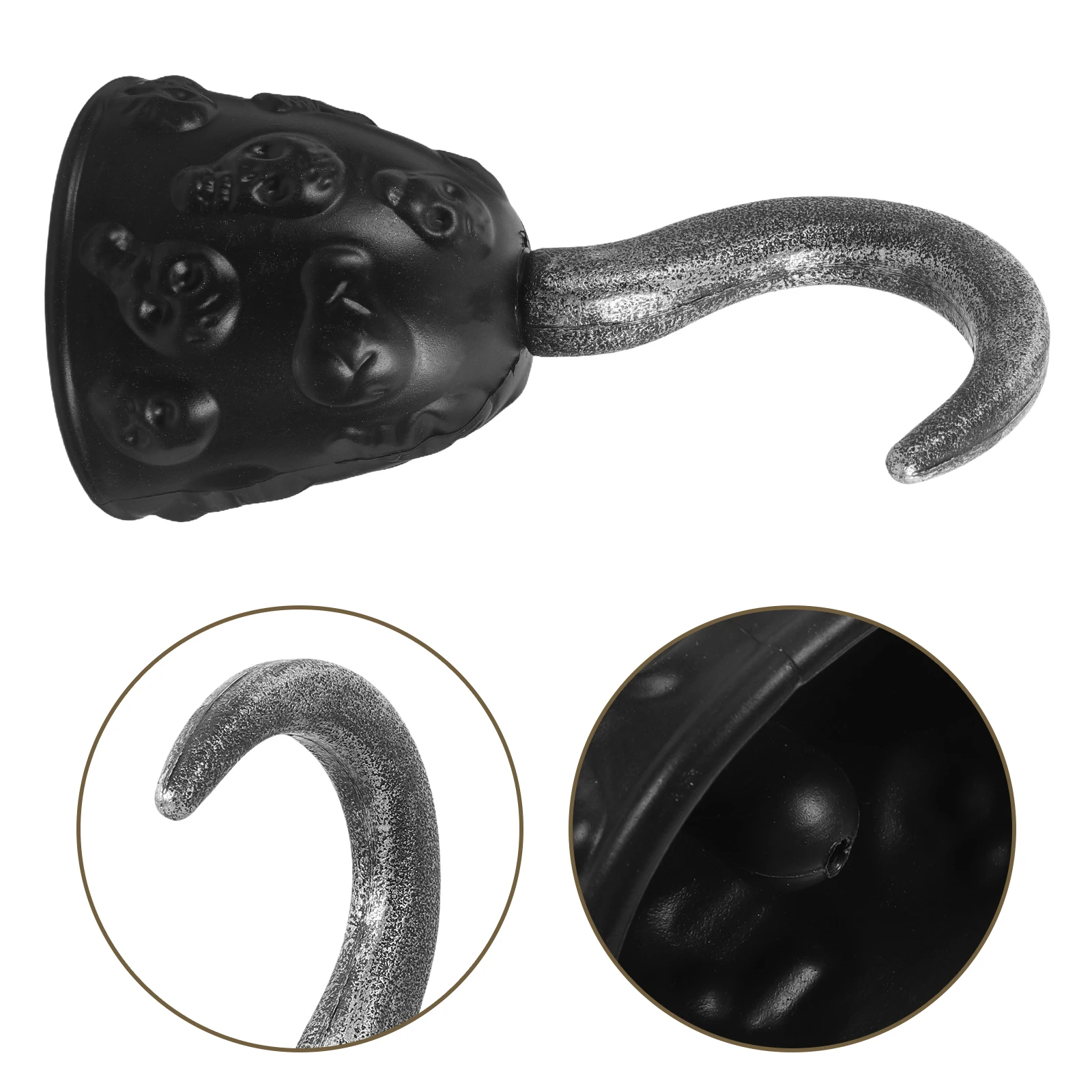 

Pirate Hook Decorations Kids Costume Accessories Plastic Men Adult High Quality Women