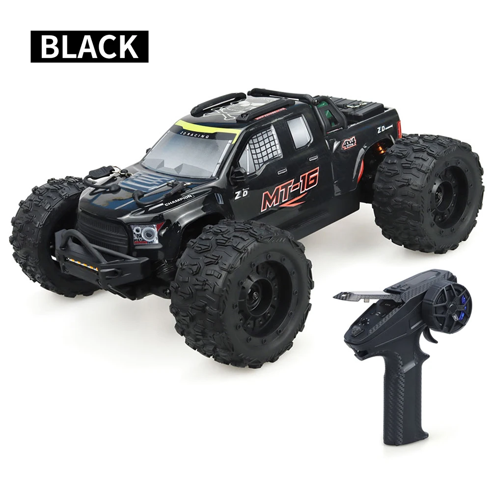 ZD Racing MT-16 RC Car 1:16 4WD 2.4GHZ 4CH Remote Control  Off-Road Car 2845 Brushless 3600KV Motor 80Km/h for Kids Adults