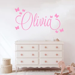 Wall Stickers for Kids Rooms Personalised Name Children Wall Stickers Home Decoration Vinyl Wall Decal DIY Boy Girl Baby Room