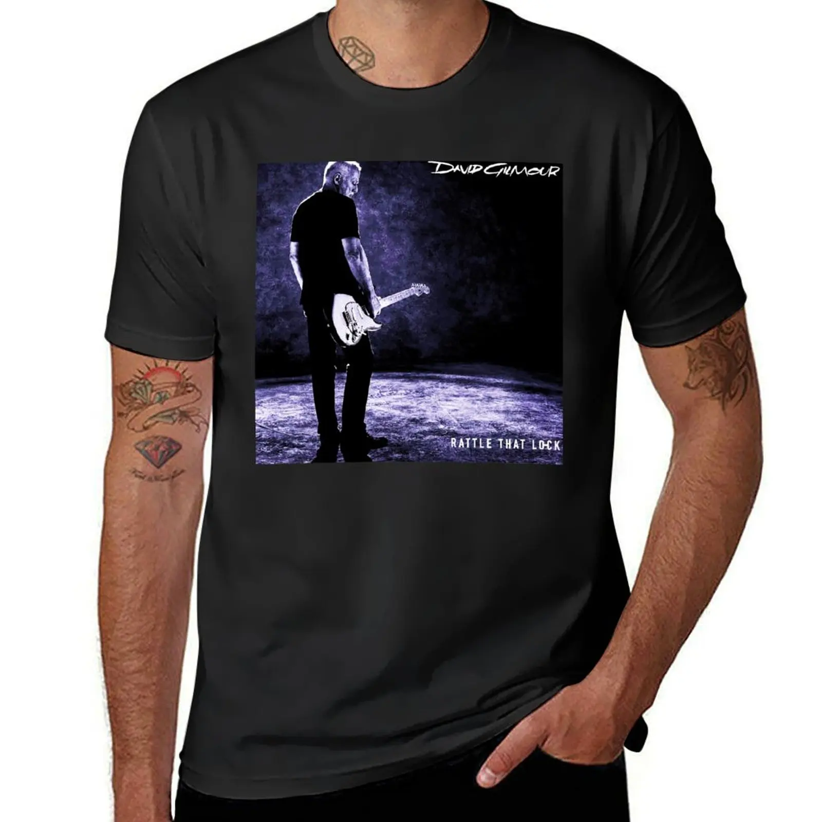 gilmour tour 2021 T-Shirt tees graphics plain black t shirts men