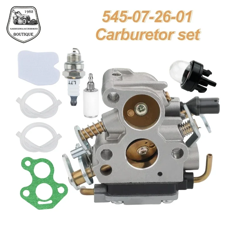 

Carburettor with Air Filter and Fuel Pipe Filter for Hsa235 235E 236 236E 240 240E Chainsaw Carb 574719402 545072601