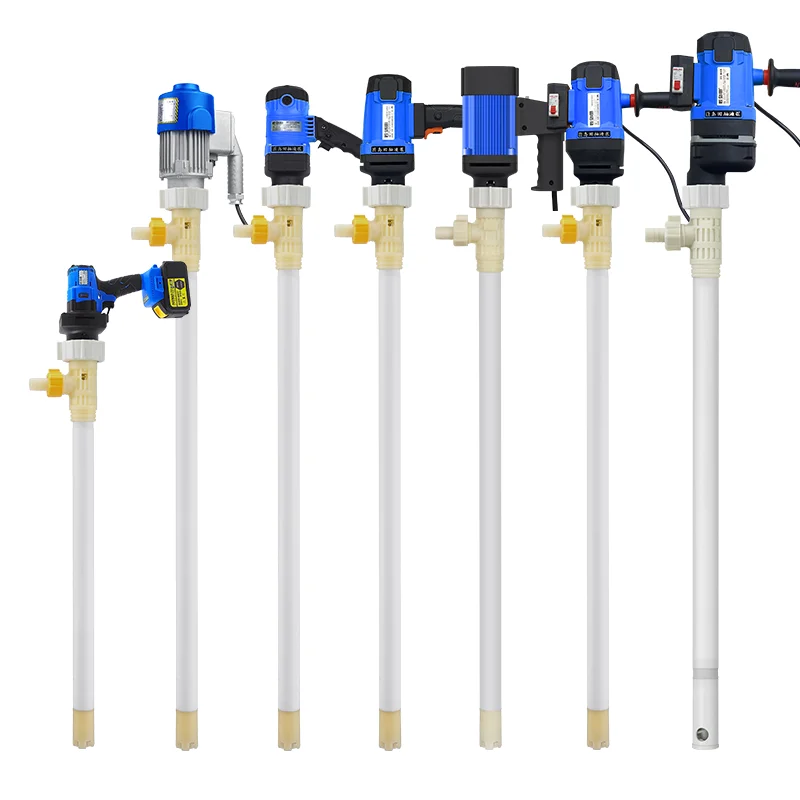 

Portable Electric Acid Alkali Resistant Anti-corrosive PTFE Plastic Tube Pump With Bucket Insertion Customizable OEM Support