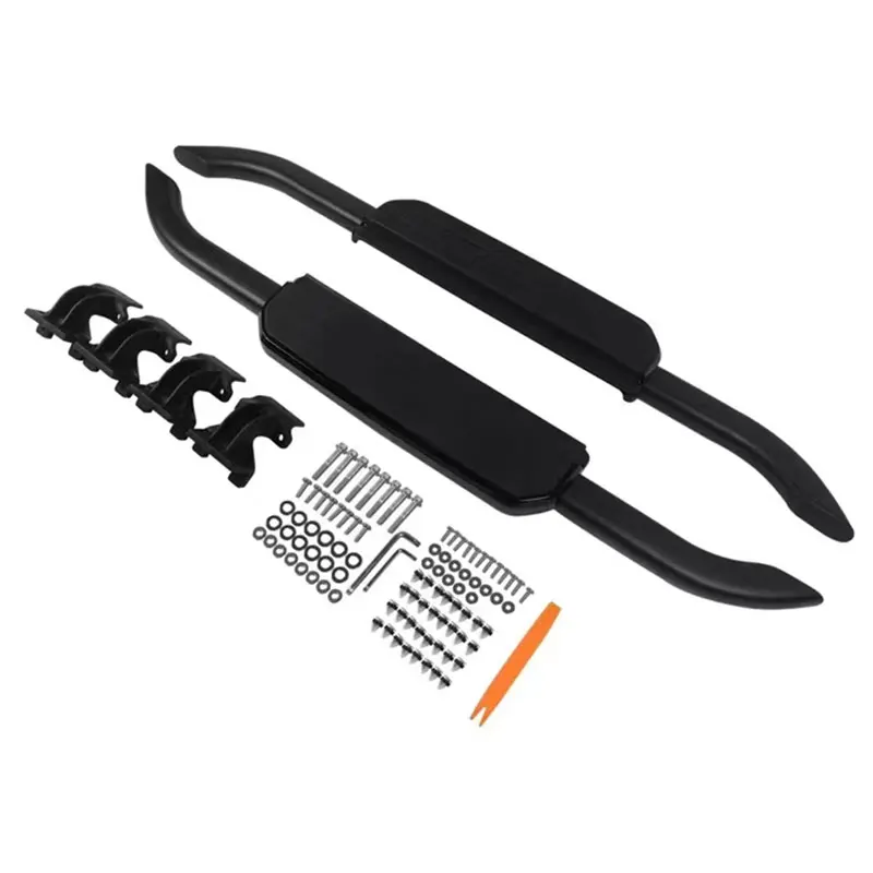 

Factory Outlet Durable Black Aluminum Fixed Side Threshold Step for Land Rover Defender 90 Running Boards 2door