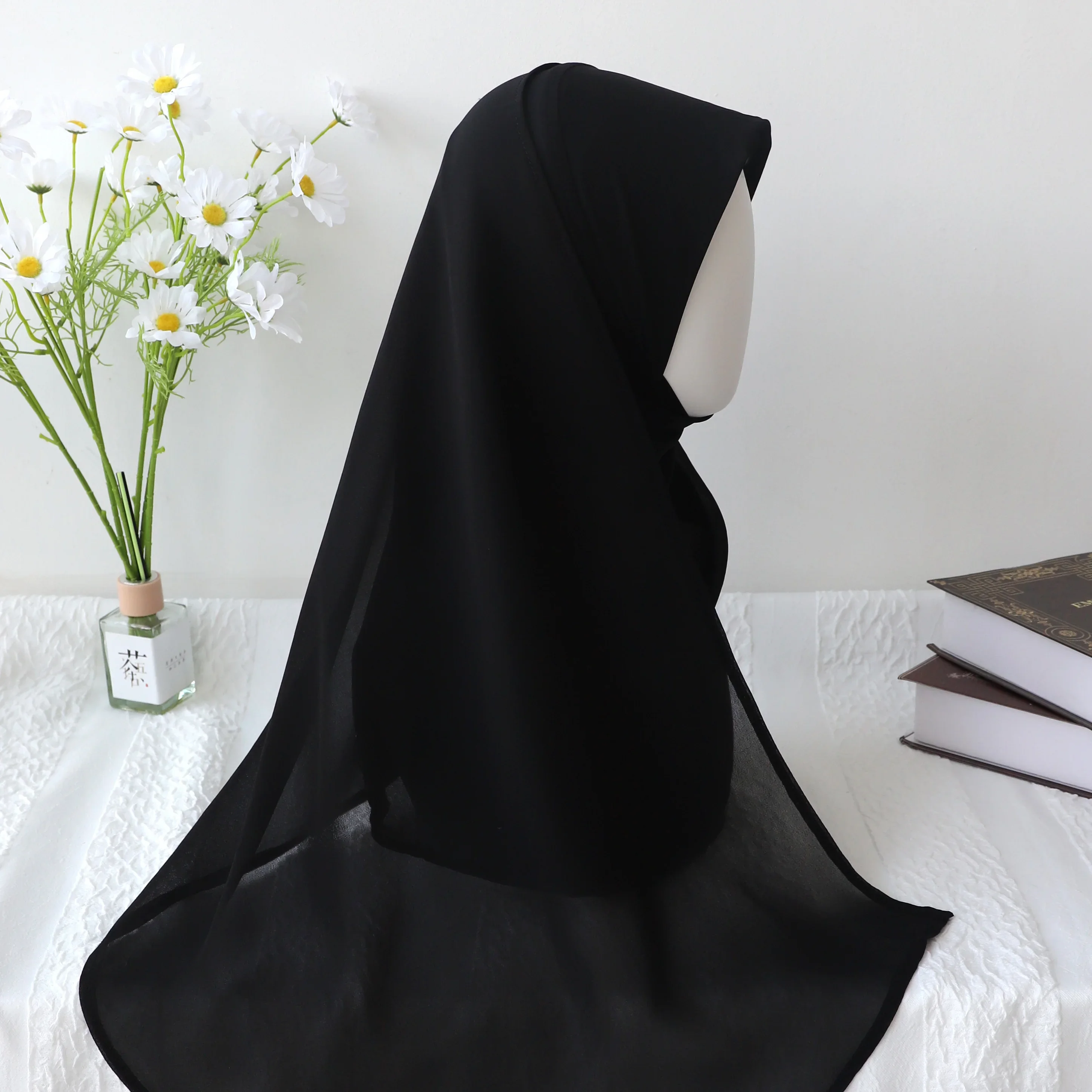 

Women Chiffon Scarf Turban Muslim Hijab Islam Stoles Headscarf Shawl Wrap Bandanas Headband Bufanda Foulard Turbante Mujer 2025