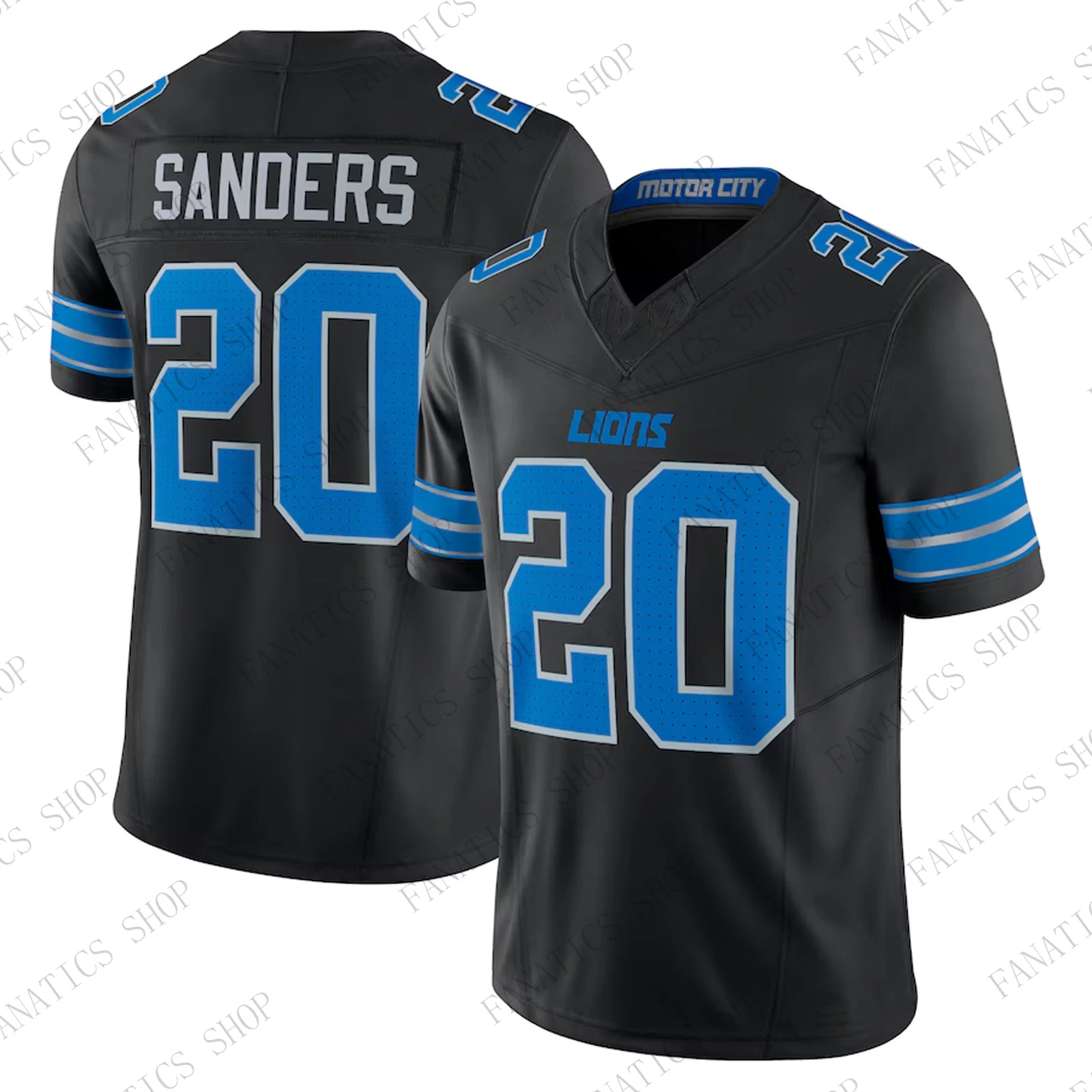 2024 New Arrival Summer Barry Sanders Lions Player Game Rugby Jersey #20 Rugby Jersey Uniform For Adult&Kid