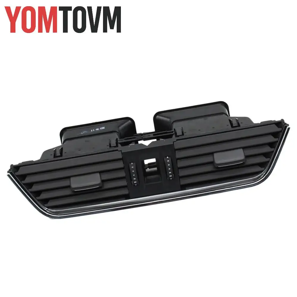 

1pc AC Vent Grille for Skoda Octavia 2015-2021 LHD Front Middle Central Air Vent Black 5E0820951 One Button