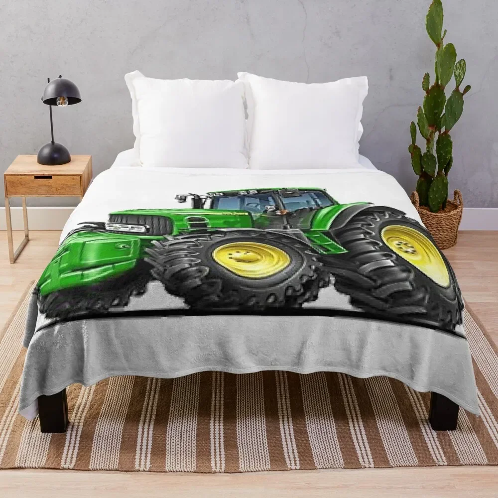 

Tractor Throw Blanket Luxury Designer Vintage Flannel Blankets