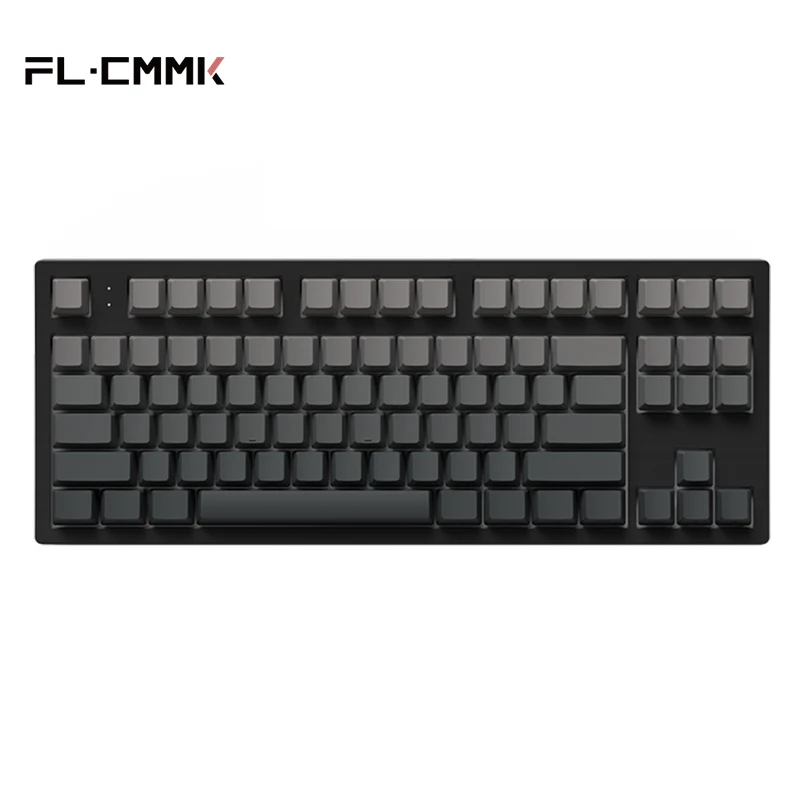 

FL·ESPORTS MK870 Single/Three Mode Mechanical Keyboard TKL 87 Key Hot Swap RGB Gradient PBT Keycaps for PC Desktop Macro Driver