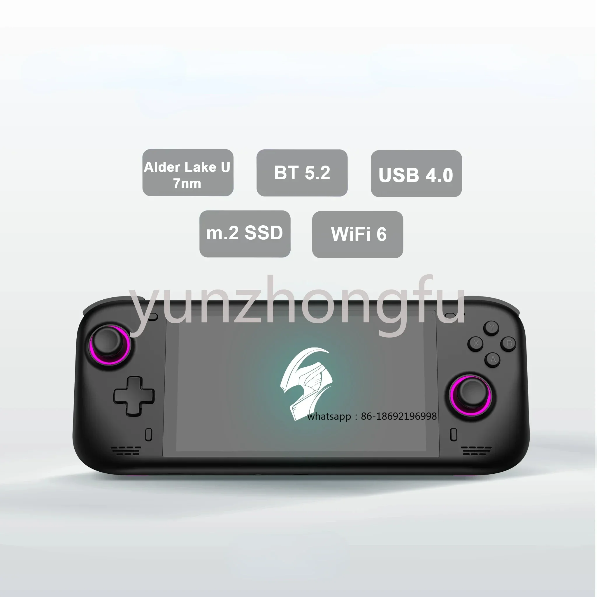 Mini Pro 8+128GB SSD Retro Gaming Handheld Wifi-6 Bt5.2 6 Inch Touch Screen Tablet