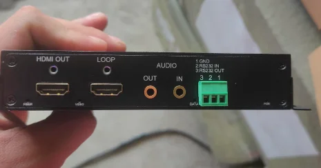 1 channel bidirectional RS232 data 10KM Lc  4k60HZ HDMI Fiber optic converter extender transmitter receiver