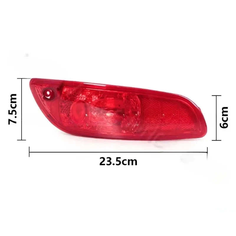 

Popu For Hyundai Santa Fe Santafe 2010-2012 2.4T 92408-2B500 92409-2B500 Rear Bumper Brake Light Fog Light Stop Lamp With Bulb W