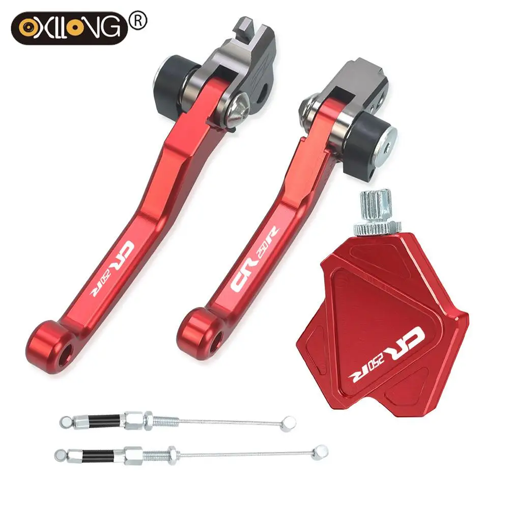 

Dirt Bike CNC Brake Clutch Levers Stunt Clutch Pull Cable Lever Replacement Easy System For HONDA CR250R 2004 2005 2006 2007