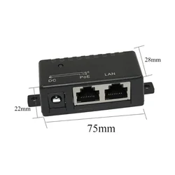 12V 24V 48V/1A POE Passive Injector Power Splitter for IP Camera POE Mount Power Adapter Module Accessories Power Supply