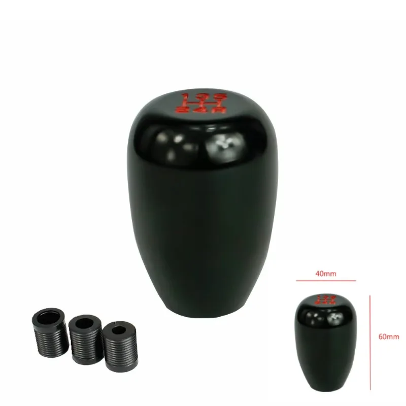 Car Modification Gear Knob for 5-speed and 6-speed, Made of Aluminum Alloy, Universal Manual Gear Stick Head, Shift Lever Handle
