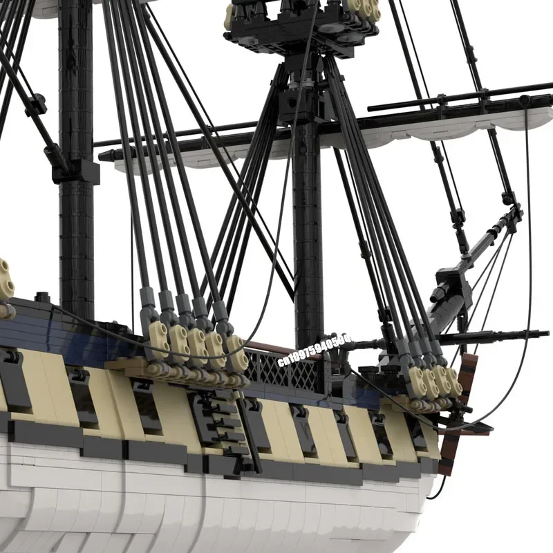 4644 個 Moc ヨーロッパ中世海賊シリーズ Ifn Eminente 軍艦 Diy クリエイティブアイデア帝国旗艦おもちゃギフトカスタムパズル