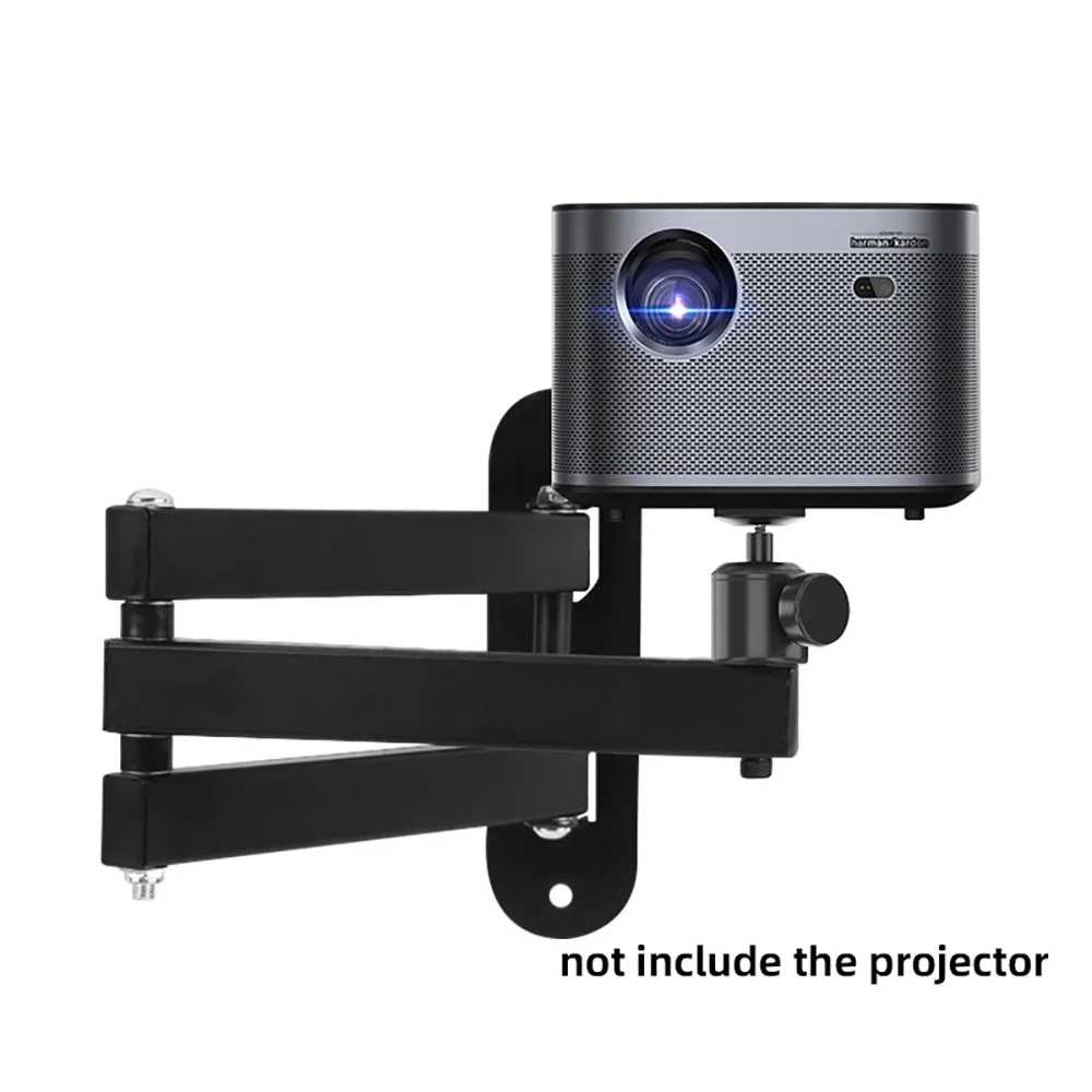

Yinzam 360 Degree Rotating Folding Wall Bracket Mount for Projector Camera Monitor with Adjustable Size 1/4 Inch Gimbal