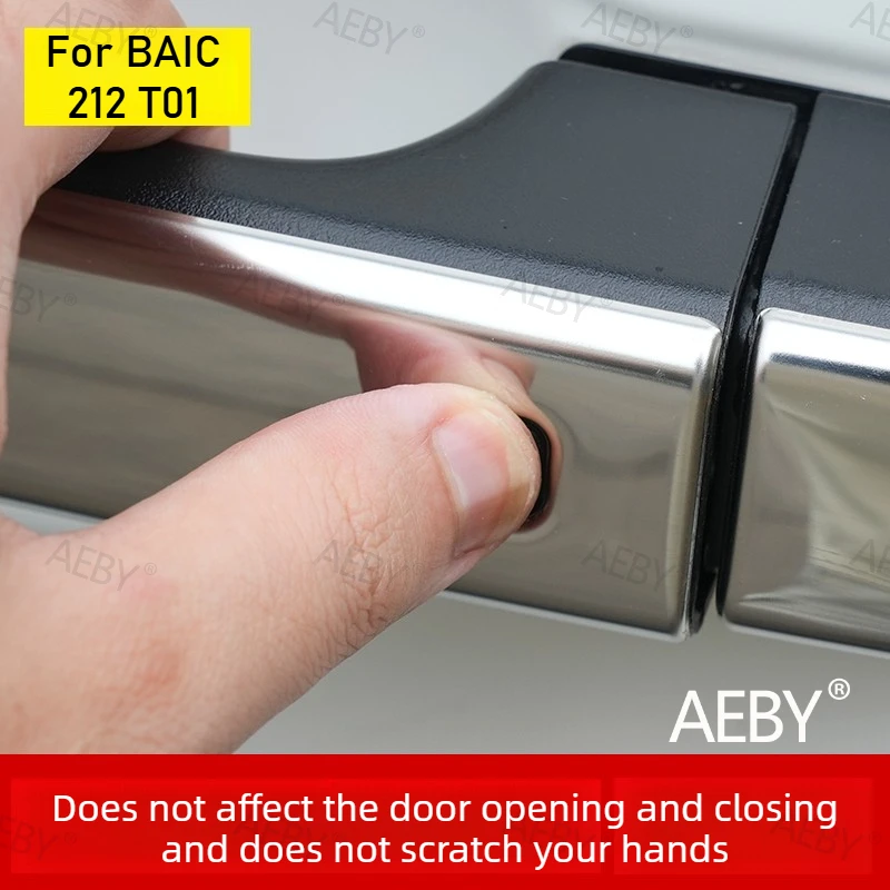 

For BAIC 212 T01 Exterior door handle gloves,Special door handle outer handle cover decorative sticker,External accessories