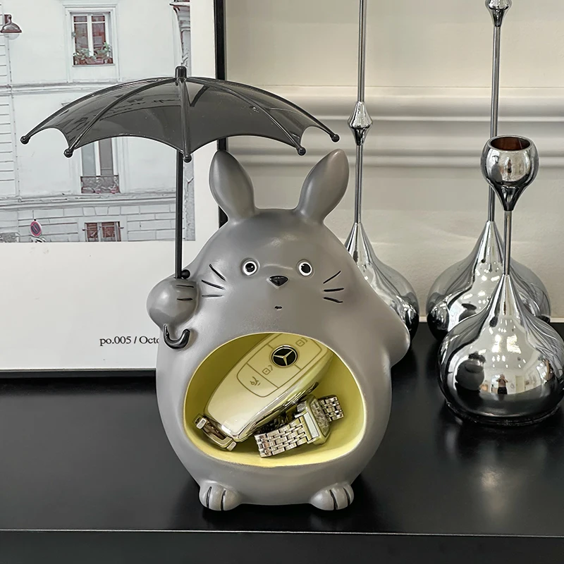 Creative Umbrella Cat Ornament Home Storage Living Room Bedroom Desktop Key Storage Decoration Boyfriend Gift