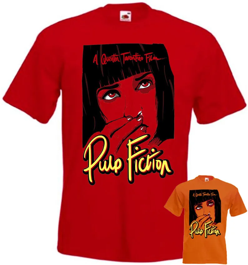 パルプ-フィクション-v11-t-シャツ-クエンティン-タランティーノ-レッド-オレンジ-全サイズ-s-5xl