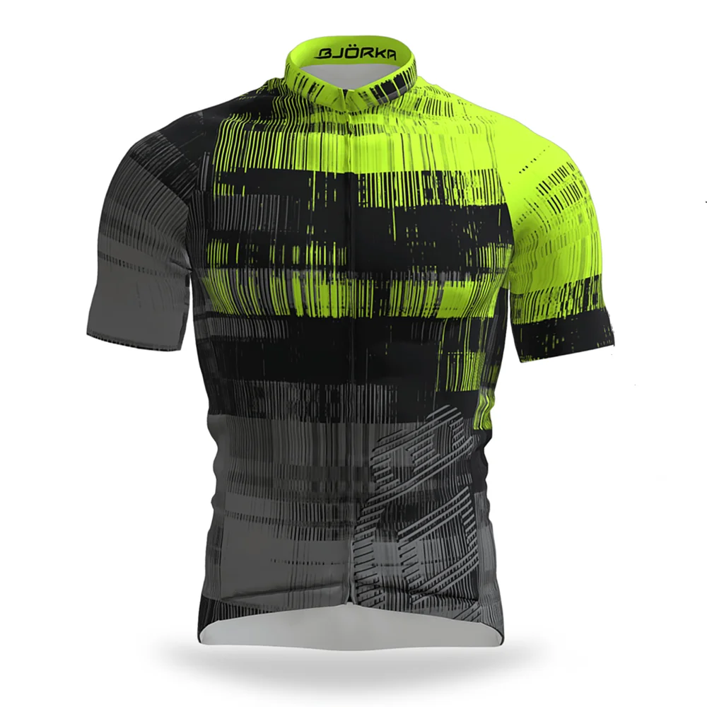 BJORKA Sportswear Summer New Arrival Cycling Men\'s Short Sleeve Lightweight Jerseys Uv Protect Cicllismo Maillot Bicycle Shirts