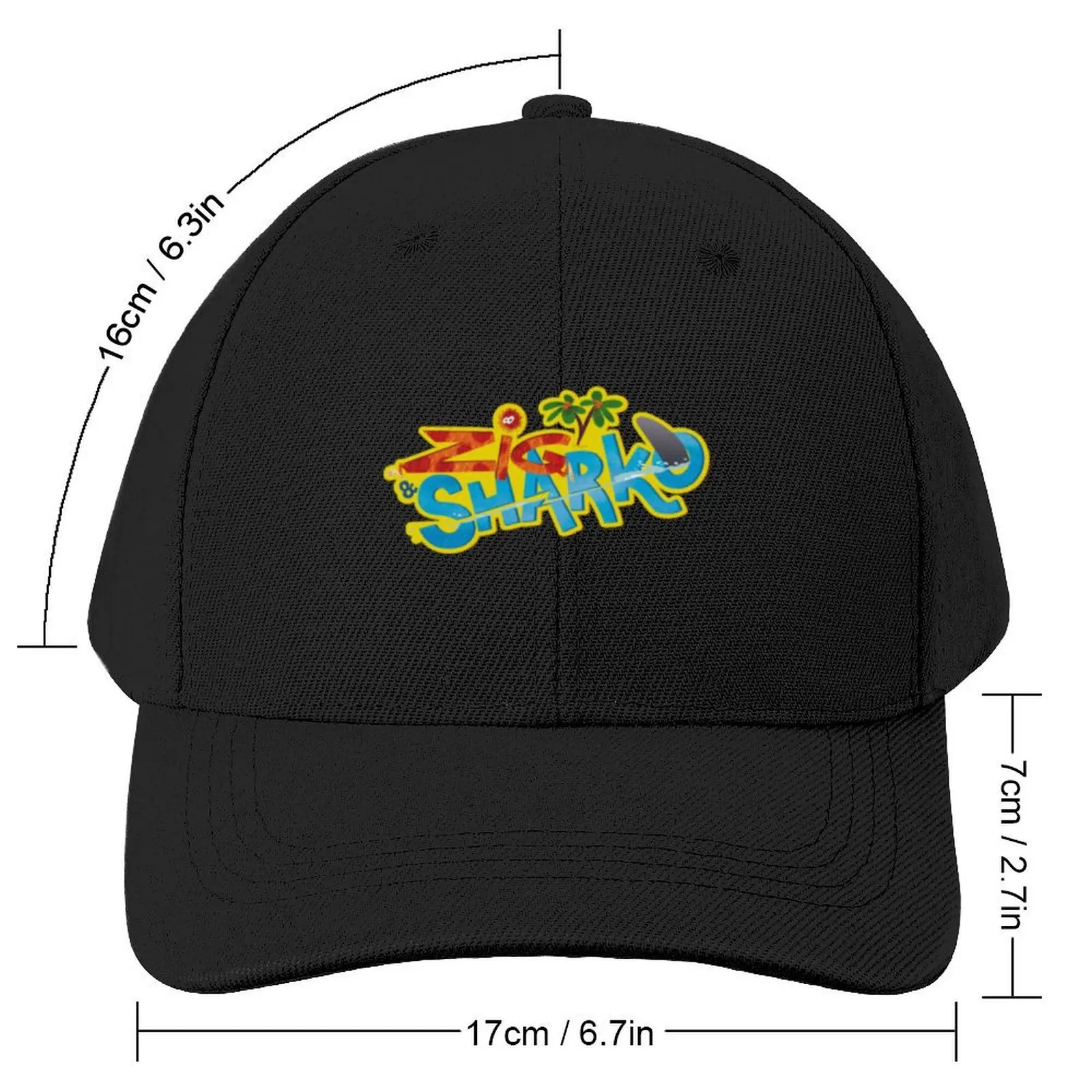 zig and sharko marina Baseball Cap Hat Beach Hood Hats Woman Men's