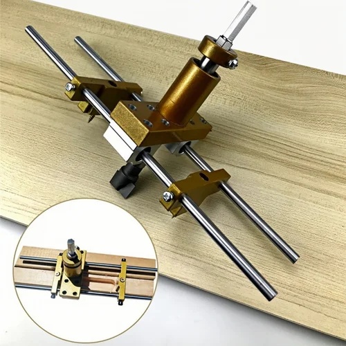 Kit de abridor de orificios para cerradura de puerta, instalación de cerradura de puertas, mortaja para puertas de madera, máquina de mortaja, instalación de cerradura de puerta, plantilla de mortaja