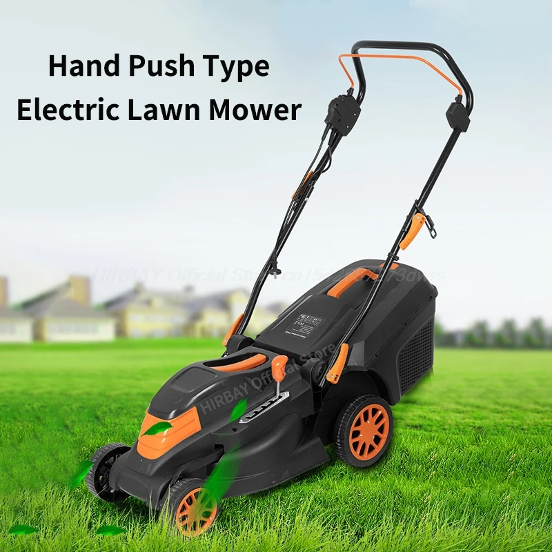 

2200W Hand Push Type Electric Lawn Mower Small Household Weeder Artifact Multi-function Grass Trimmer Family Lawn Mowing Machine