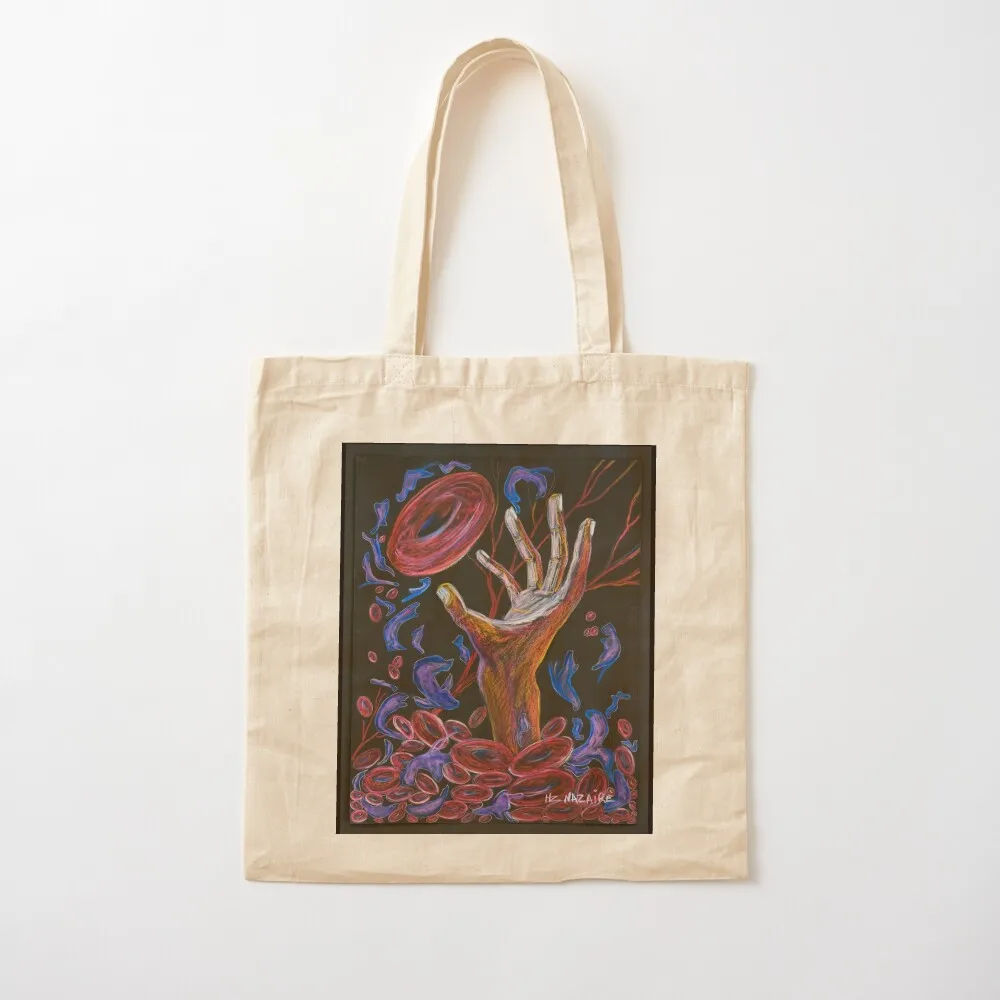 

Sickle Cell Pain Awareness - HOPE Tote Bag tote bag canvas custom fabric bag Shopper Canvas Tote